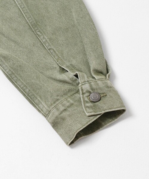 SENSE OF PLACE by URBAN RESEARCH（センスオブプレイスバイアーバンリサーチ）の「ツイストデニムブルゾン（デニムジャケット・メンズ・GREEN/L.INDIGO・M/L）」の12枚目の写真