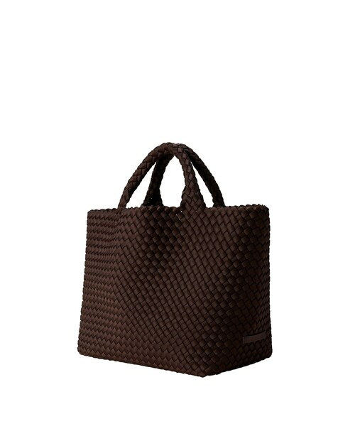 ADAM ET ROPE'(アダムエロペ)の「【NAGHEDI(ナゲディ)】ST BARTHS medium TOTE(core)(トートバッグ・レディース・ダークブラウン/ライトグレー/キャメル・F)」の14枚目の写真