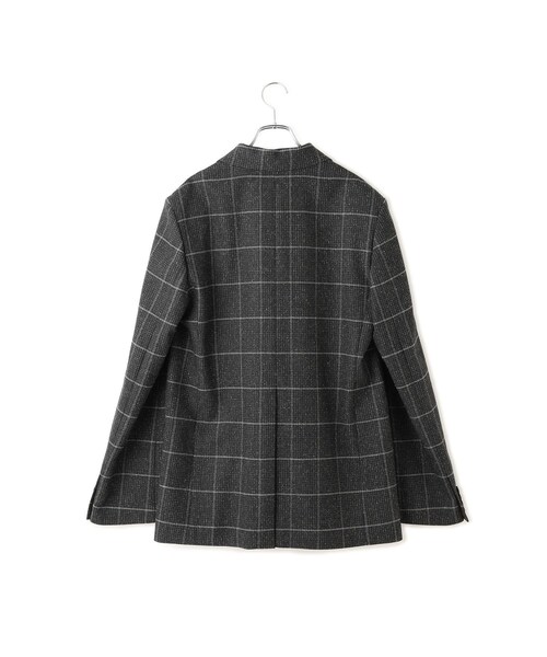 ADAM ET ROPE'(アダムエロペ)の「ダブルブレストチェックジャケット(テーラードジャケット・レディース・ブラック系/ブラウン・36/38)」の19枚目の写真