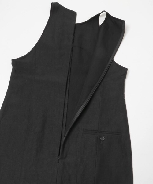 URBAN RESEARCH(アーバンリサーチ)の「new basic WOOL LINEN ONE-PIECE(ワンピース・レディース・BLACK・36/38)」の5枚目の写真