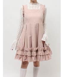 merry jenny | タックフリルミニワンピース(ワンピース)