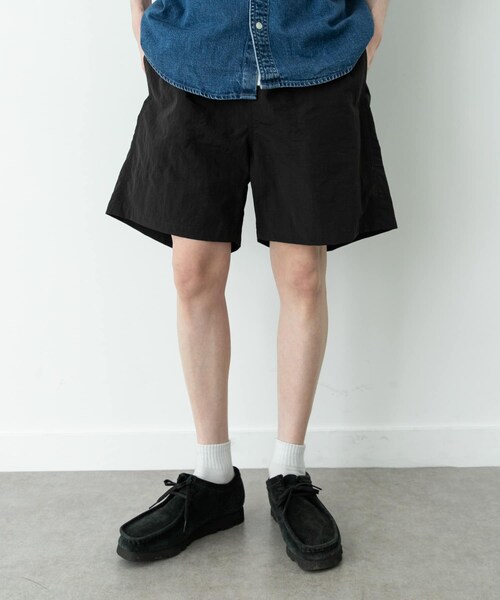 URBAN RESEARCH Sonny Label（アーバンリサーチサニーレーベル）の「ナイロンイージーバギーショートパンツ（その他パンツ・メンズ・ブラック/グレー/ネイビー・M/L）」の12枚目の写真