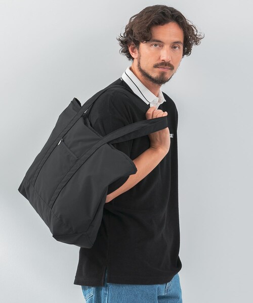URBAN RESEARCH Sonny Label（アーバンリサーチサニーレーベル）の「OOPS　トートバッグ（トートバッグ・メンズ・Lt.BEIGE/NAVY/BLK・one）」の5枚目の写真