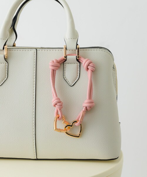 RODE SKO（ロデスコ）の「ノットチャーム（キーホルダー・レディース・SAX/OFF/YELLOW/PINK/MINT・one）」の5枚目の写真