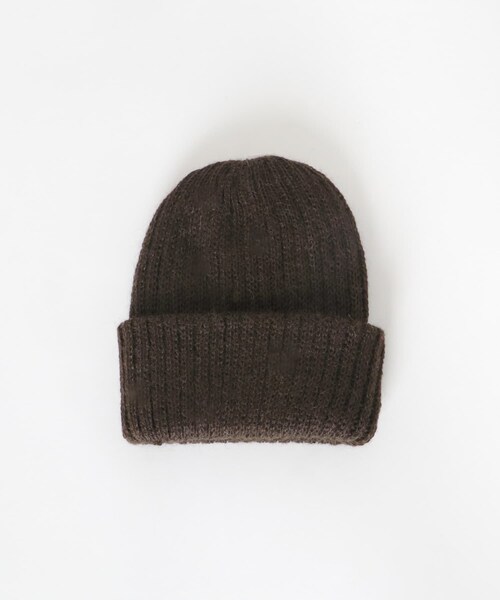 URBAN RESEARCH DOORS（アーバンリサーチドアーズ）の「KIJIMA TAKAYUKI　ALPACA BEANIE（ニットキャップ/ビーニー・レディース・C.GRAY/D.BROWN・one）」の2枚目の写真