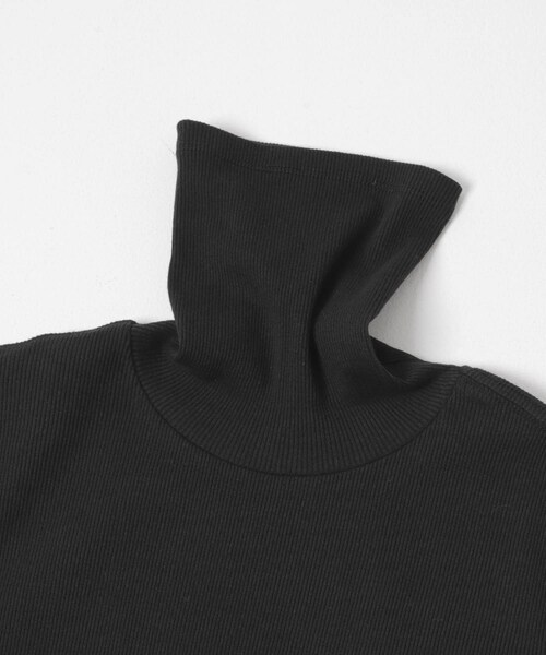 かぐれ（カグレ）の「コットンウールテレコタートルカットソー（Tシャツ/カットソー・レディース・OFF/BLACK・Free）」の19枚目の写真