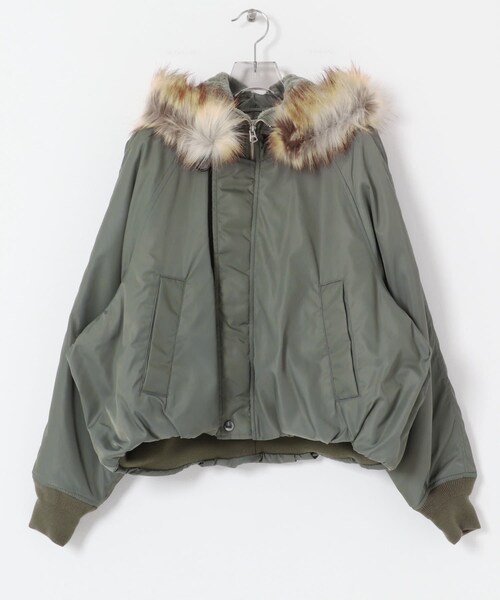 URBAN RESEARCH（アーバンリサーチ）の「TICCA　ショートN2Bジャケット（ブルゾン・レディース・khaki/brown・FREE）」の3枚目の写真