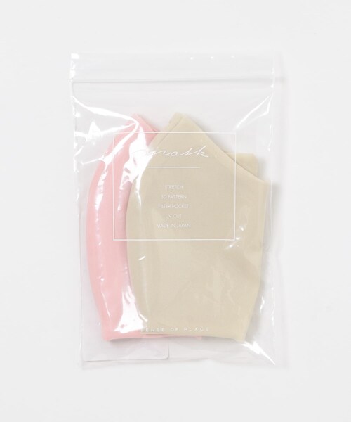 SENSE OF PLACE by URBAN RESEARCH（センスオブプレイスバイアーバンリサーチ）の「UVカットストレッチマスク（その他・レディース・BEG×PNK/BRN×GRY・M/L）」の12枚目の写真