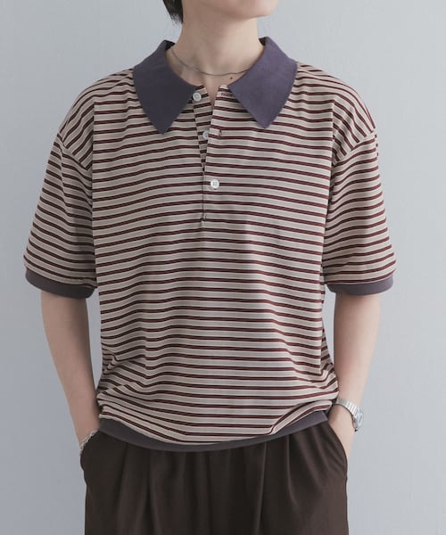 URBAN RESEARCH DOORS(アーバンリサーチドアーズ)の「『別注』STAR&STRIPE×DOORS MULTI POLO(ポロシャツ・レディース・GRAY/BROWN・One)」の5枚目の写真