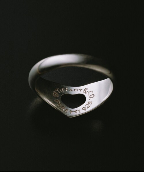 ADAM ET ROPE'（アダムエロペ）の「【VINTAGE JEWELRY】TIFFANY オープンハート リング #11（リング・メンズ・シルバー・F）」の3枚目の写真