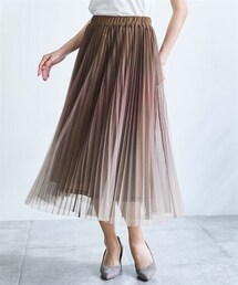 nissen | グラデーションチュールスカート【OtonaSMILE】(スカート)