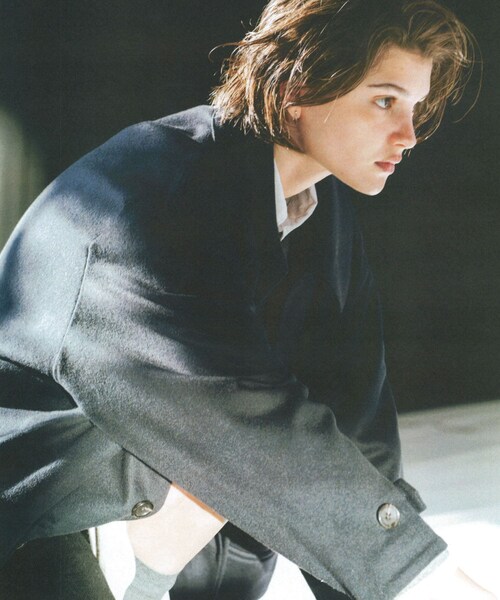 URBAN RESEARCH(アーバンリサーチ)の「dDdDdDd CASHMERE OVER COAT(ステンカラーコート・メンズ・NAVY/BLACK・L/XL/XXL)」の11枚目の写真