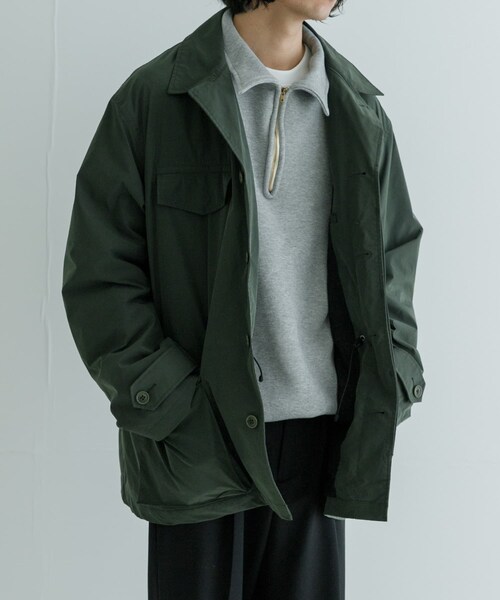 URBAN RESEARCH（アーバンリサーチ）の「new basic NYLON TYPE M-47 JACKET（テーラードジャケット・メンズ・KHAKI/BLACK・M/L）」の19枚目の写真
