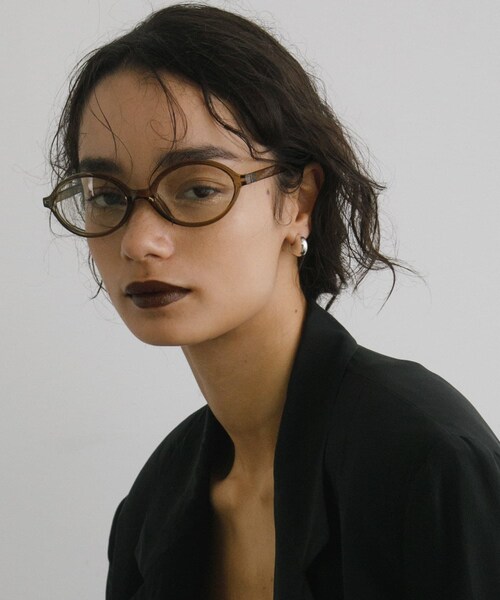 URBAN RESEARCH（アーバンリサーチ）の「decor『デコール』　Eyewear Round（メガネ・レディース・BROWN/KHAKI・-）」の13枚目の写真