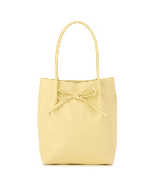 ROPE' PICNIC(ロペピクニック)の「洗えるバッグ リボンディティールトートバッグ/イージーケア(トートバッグ・レディース・ブラック/キナリ/ブラウン/イエロー系/シルバー系・F)」の8枚目の写真