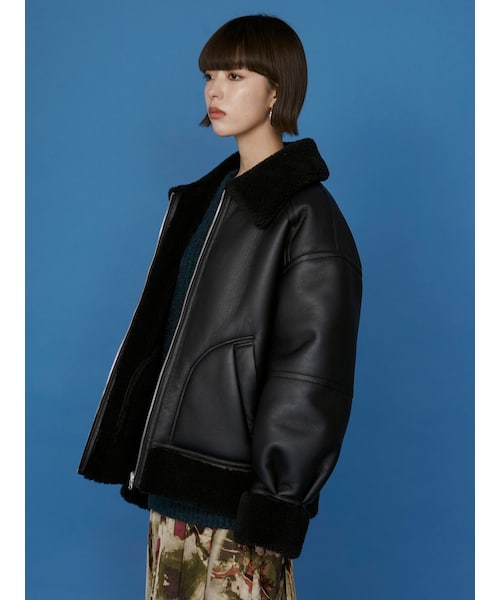 美品✩本物✩リバーシブル✩ムートンコート✩柔らか✩ツルツル革✩軽いですよ ムートンコート レディース 本革 ラム リバーシブル ロング