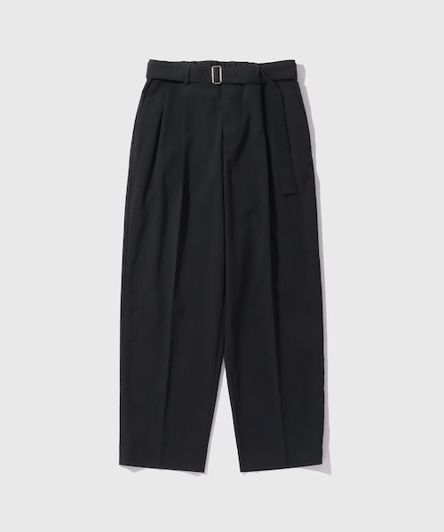 ADAM ET ROPE'(アダムエロペ)の「シアサッカー ベルテッド イージーパンツ(その他パンツ・メンズ・ブラック/ブラウン・L/M)」の5枚目の写真