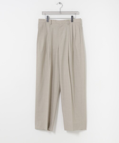 URBAN RESEARCH(アーバンリサーチ)の「『別注』YLEVE×URBAN RESEARCH S120'S WOOL 3TACK PANTS(その他パンツ・メンズ・BLACK/BEIGE・3/4)」の19枚目の写真