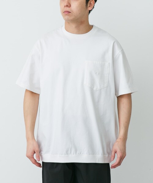 URBAN RESEARCH DOORS(アーバンリサーチドアーズ)の「THE NORTH FACE PURPLE LABEL HIGH BULKY POCKET T-SHIRTS(Tシャツ/カットソー・メンズ・WHITE(OW)/L.GRAY(LH)/A.GRAY(AH)/BLACK(K)/KHAKI(LK)・M/L/XL)」の6枚目の写真