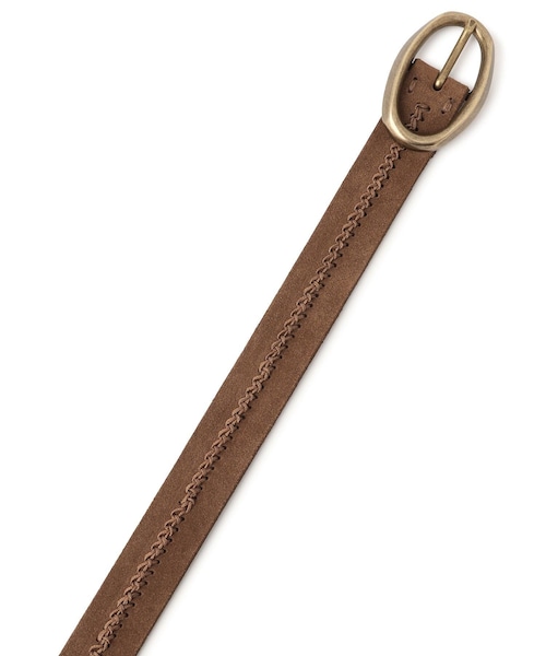 ADAM ET ROPE'（アダムエロペ）の「【PUNTOVITA（プントヴィータ）】スウェードステッチロングベルト（ベルト・レディース・ブラウン・F）」の8枚目の写真