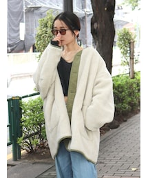 Ungrid | 【WEB限定】リバーシブルボアブルゾン(ブルゾン)