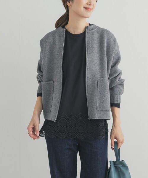 URBAN RESEARCH DOORS（アーバンリサーチドアーズ）の「裾レースカットソー（Tシャツ/カットソー・レディース・OFF/BLACK・Free）」の13枚目の写真