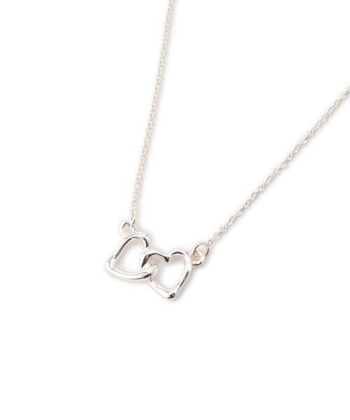 VIS(ビス)の「ダブルハートネックレス(ネックレス・レディース・ゴールド/シルバー・F)」の12枚目の写真