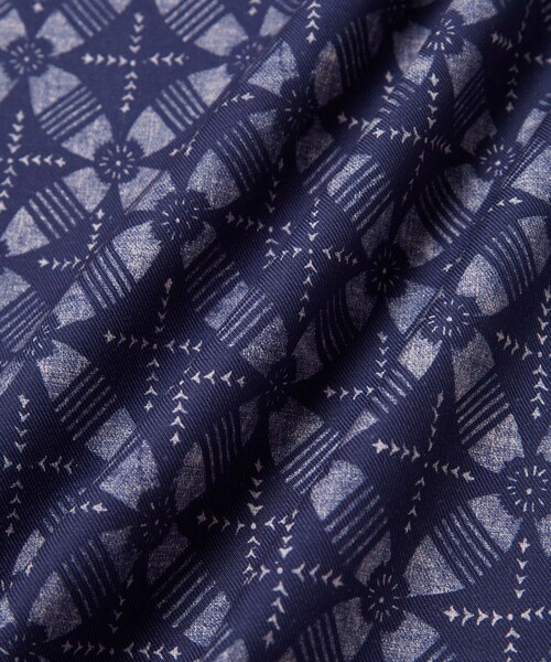 Saturdays NYC(サタデーズ ニューヨークシティ )の「Bruce Block Print Ss Shirt(シャツ/ブラウス・メンズ・ブラック/ホワイト/オリーブ/ネイビー/サックス・L/M/S/XL/XS)」の14枚目の写真