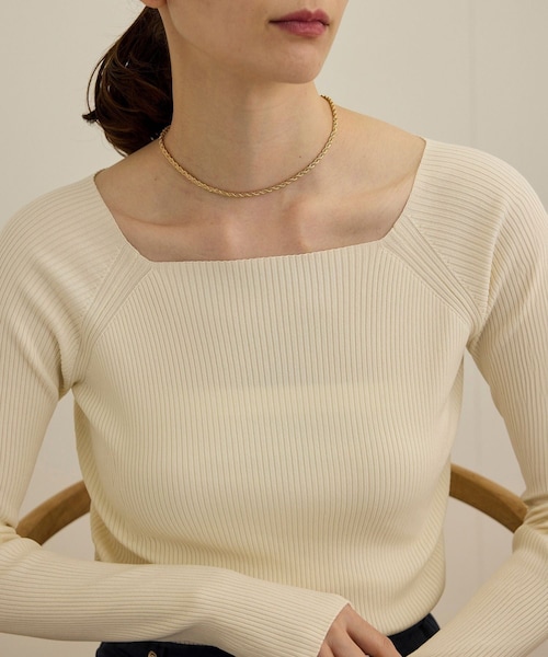 ROPE'（ロペ）の「ロープチェーンショートネックレス（ネックレス・レディース・ゴールド/シルバー・F）」の3枚目の写真