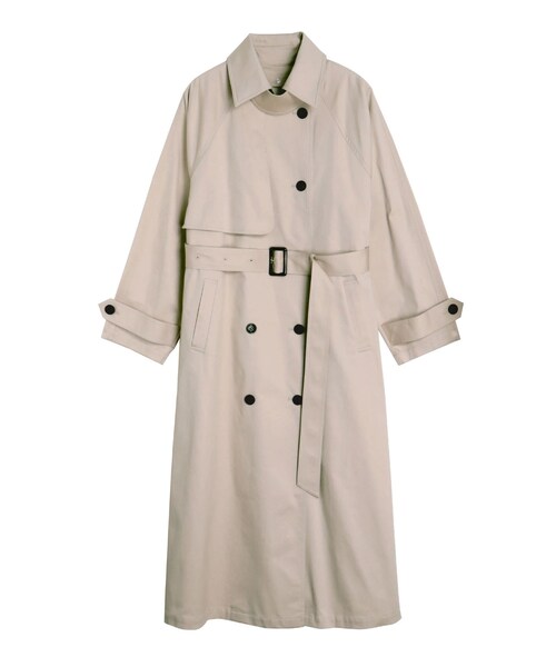 ELENDEEK(エレンディーク)の「BOA LINER SET TRENCH CT(トレンチコート・レディース・アイボリー/ブラック/モカ・01/02)」の3枚目の写真