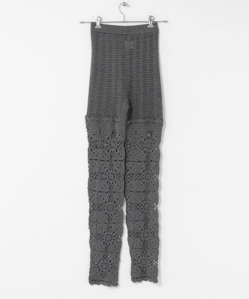URBAN RESEARCH DOORS(アーバンリサーチドアーズ)の「OPEN SESAME CLUB cashmere lace leggings(レギンス/スパッツ・レディース・white/gray・2)」の9枚目の写真
