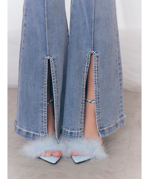 EATME（イートミー）の「フェザーチェーンサンダル（サンダル・レディース・ブラック/イエロー/ブルー・S/M/L）」の10枚目の写真