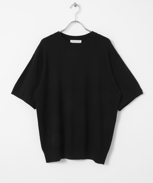SENSE OF PLACE by URBAN RESEARCH(センスオブプレイスバイアーバンリサーチ)の「クルーネックニットショートスリーブTシャツ(ニット/セーター・メンズ・BLACK/BROWN/GREEN・M/L)」の12枚目の写真