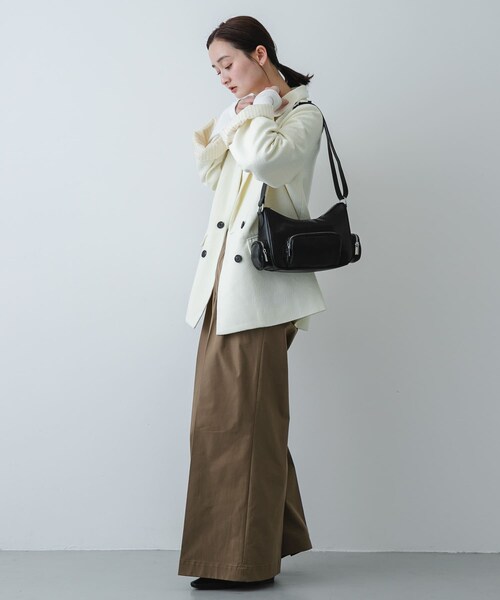SENSE OF PLACE by URBAN RESEARCH（センスオブプレイスバイアーバンリサーチ）の「3Pポケットバッグ（ショルダーバッグ・レディース・BLACK/IVORY/Y.BEIGE・One）」の13枚目の写真