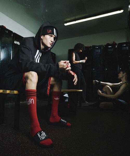 ADAM ET ROPE'(アダムエロペ)の「【adidas/アディダス】KORN BEANIE(ニットキャップ/ビーニー・メンズ・ブラック・F)」の7枚目の写真