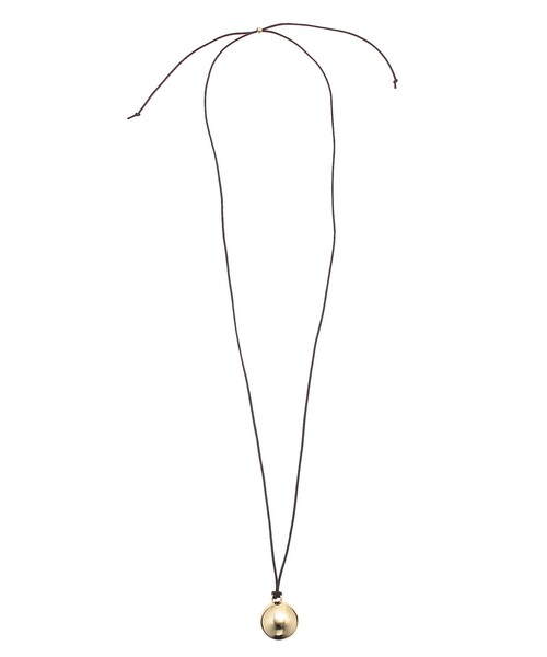 ELENDEEK（エレンディーク）の「METAL TOP CORD NECKLACE（ネックレス・レディース・シルバー/ゴールド・F）」の4枚目の写真