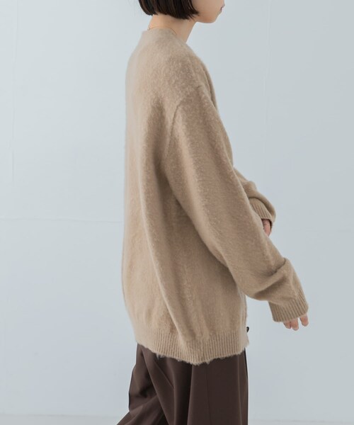 URBAN RESEARCH(アーバンリサーチ)の「『別注』ROUTINE×URBAN RESEARCH 起毛カーディガン(カーディガン/ボレロ・レディース・RED/D NAVY/L GRAY/L BLUE/BEIGE・FREE)」の19枚目の写真