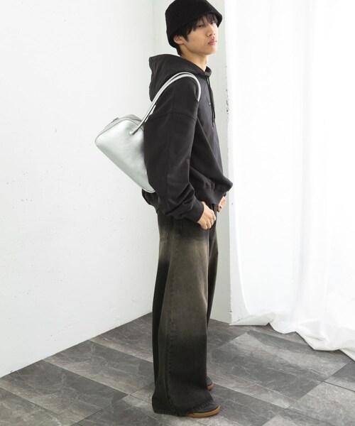 SENSE OF PLACE by URBAN RESEARCH（センスオブプレイスバイアーバンリサーチ）の「Gem Stone Cropped Hoodie（パーカー・メンズ・NAVY/BLACK/MINT・M/L）」の10枚目の写真