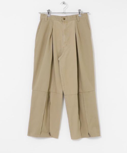 THE GOODLAND MARKET（ザグッドランドマーケット）の「77circa　make zip hem khaki trousers（その他パンツ・レディース・khaki1/khaki2/khaki3/navy1/navy2/navy3・30）」の4枚目の写真