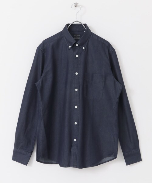 URBAN RESEARCH DOORS（アーバンリサーチドアーズ）の「LIFE STYLE TAILOR　デニムボタンダウンシャツ（シャツ/ブラウス・メンズ・NAVY/BLUE・S/M/L）」の5枚目の写真