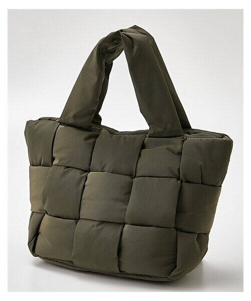 nissen（ニッセン）の「polka polka(ポルカポルカ)編み込みWフェイストートバッグ（トートバッグ・メンズ・ブラック/チャコールグレー/グレーベージュ/バニラ/カーキ・Y）」の5枚目の写真