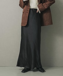 SENSE OF PLACE by URBAN RESEARCH | サテンアイラインスカート(スカート)