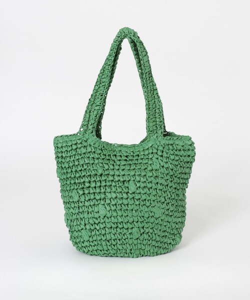 THE GOODLAND MARKET（ザグッドランドマーケット）の「SHIRALEAH　SAM TOTE（トートバッグ・レディース・PINK/NATURAL/GREEN・one）」の11枚目の写真
