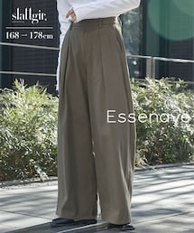 nissen | 高身長　ツイルタックワイドパンツ（トールサイズ）Essenave(パンツ)