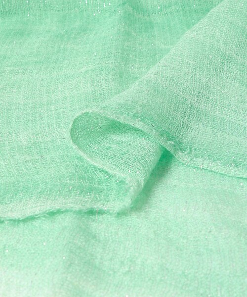 URBAN RESEARCH Sonny Label（アーバンリサーチサニーレーベル）の「イタリア製ラメストール（ストール/ショール・レディース・オフ/ミント/グレー・one）」の16枚目の写真