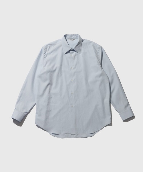 ADAM ET ROPE'（アダムエロペ）の「【AURALEE/オーラリー】WASHED FINX TWILL SHIRT（シャツ/ブラウス・メンズ・ホワイト/ベージュ/カーキ/ブルー系・3/4/5）」の10枚目の写真