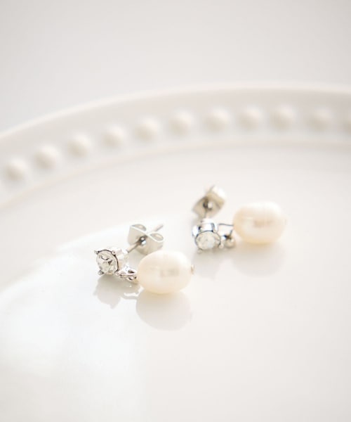 ROPE' PICNIC（ロペピクニック）の「淡水パール×ガラスピアス（ピアス（両耳用）・レディース・ゴールド/シルバー・F）」の12枚目の写真