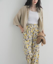 URBAN RESEARCH DOORS | 『WEB/一部店舗限定カラー』フラワープリントイージーパンツ(その他パンツ)