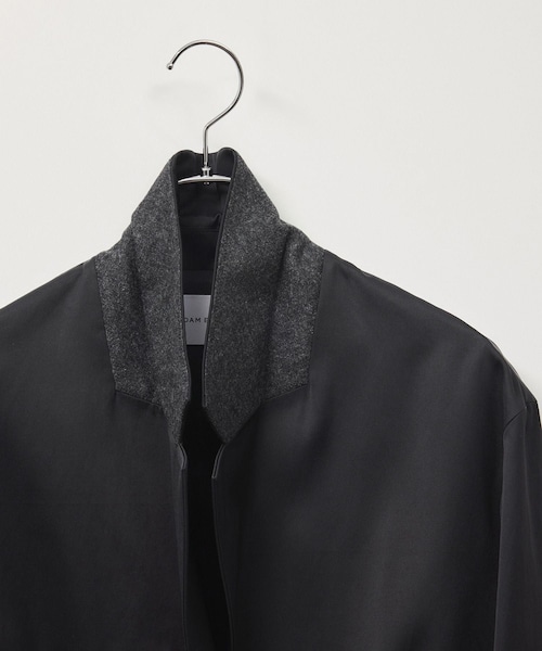 ADAM ET ROPE'（アダムエロペ）の「シルキーリラックスジャケット（テーラードジャケット・レディース・ブラック/ベージュ・36/38）」の19枚目の写真