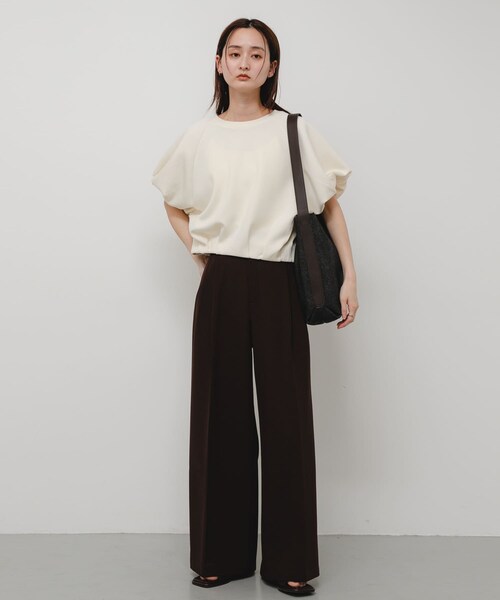 SENSE OF PLACE by URBAN RESEARCH（センスオブプレイスバイアーバンリサーチ）の「雑材マルチショルダーバッグ（ショルダーバッグ・レディース・BLACK/BEIGE・One）」の6枚目の写真